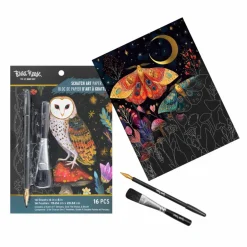 Brea Reese® 6" x 8" Folk Forest Scratch Art Paper Pad
