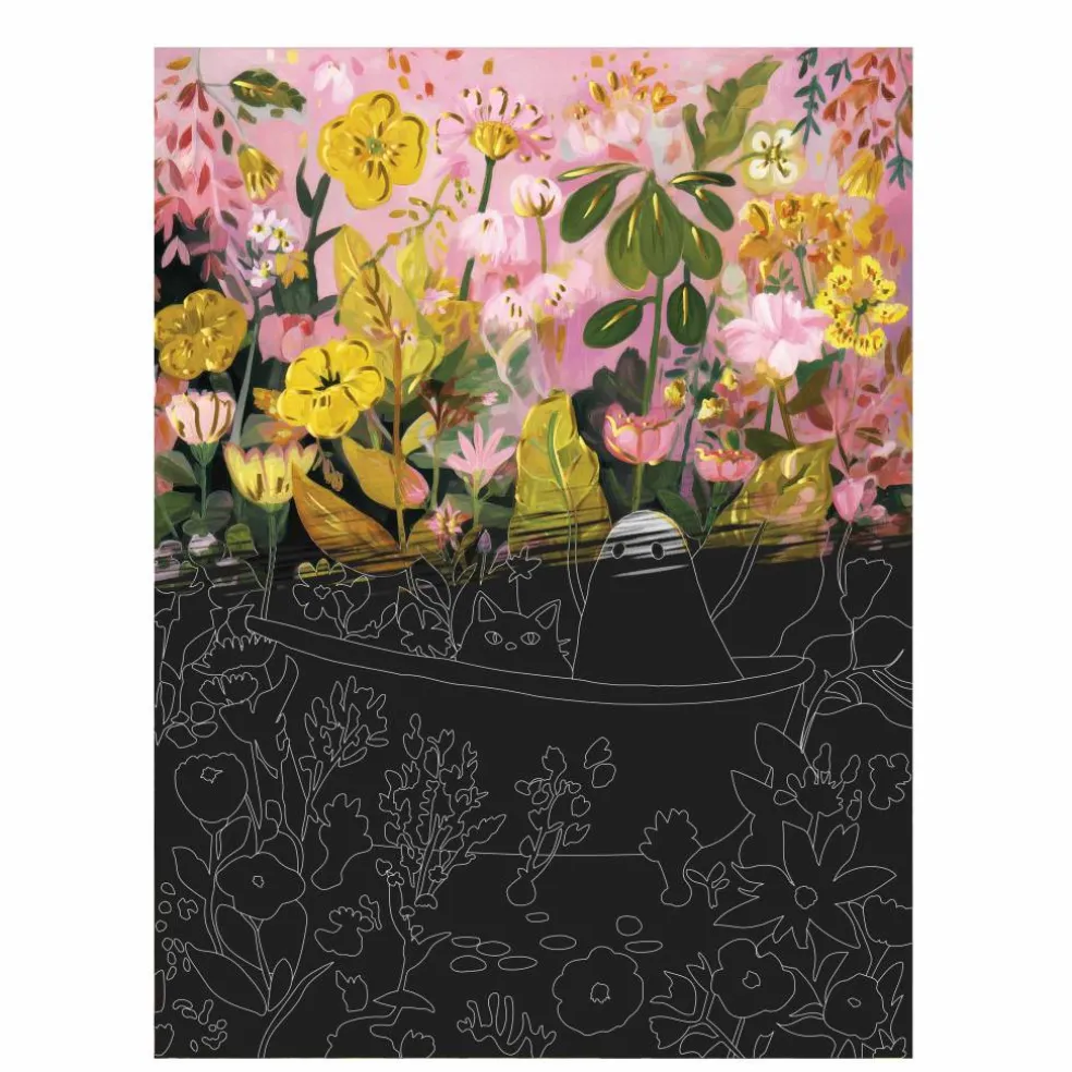 Brea Reese® 9" x 12" Meadow Ghosts Scratch Art Paper Pad