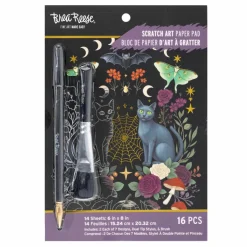 Brea Reese® 6" x 8" Moonlit Magic Scratch Art Paper Pad