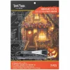 Brea Reese® 9" x 12" Smalltown Halloween Scratch Art Paper Pad