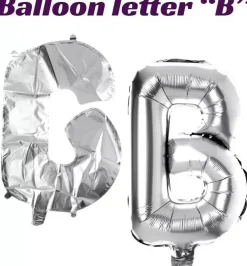 Bride Letter Balloons Bachelorette Party Decoration Bridal (35 inch Silver)