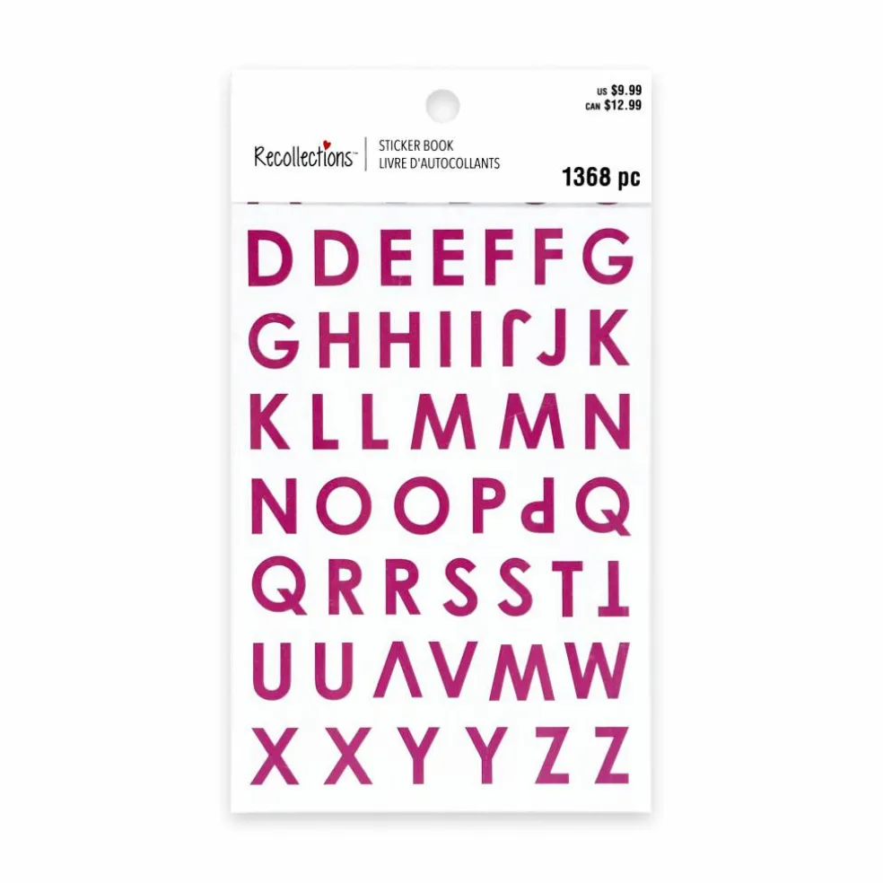 Bright Colors Alphabet & Number Stickers by Recollections™