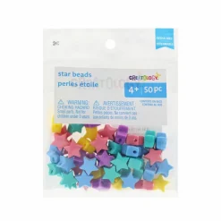 Bright Silicone Star Beads, 50ct. by Creatology™