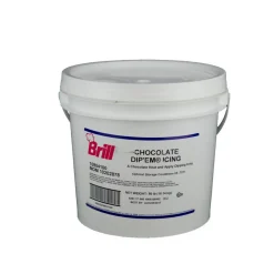 Brill Donut and Roll Chocolate Icing 40 Pound Pail Bulk Pack Ready to Use