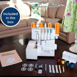 Brother 1034D 3 or 4 Thread Serger with Easy Lay In Threading
