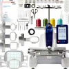 Brother PRS100 Single-Needle Embroidery Machine w/ 240 Embroidery Threads Bundle