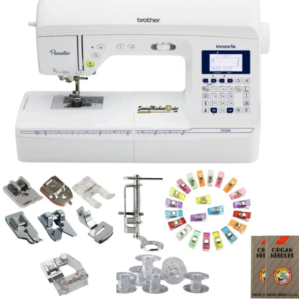 Brother PS500 Pacesetter Computerized Sewing Machine with Bonus Bundle