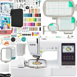 Brother SE700 Embroidery & Sewing Machine with Deluxe Hoop Bundle