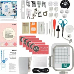 Brother SE700 Embroidery & Sewing Machine with Deluxe Hoop Bundle