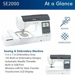 Brother SE2000 Embroidery & Sewing Machine
