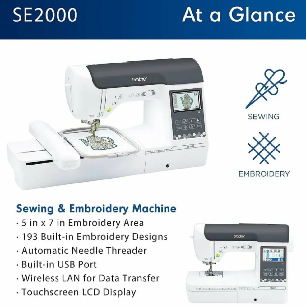 Brother SE2000 Embroidery & Sewing Machine