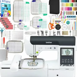 Brother SE2000 Embroidery & Sewing Machine with Deluxe Hoop Bundle