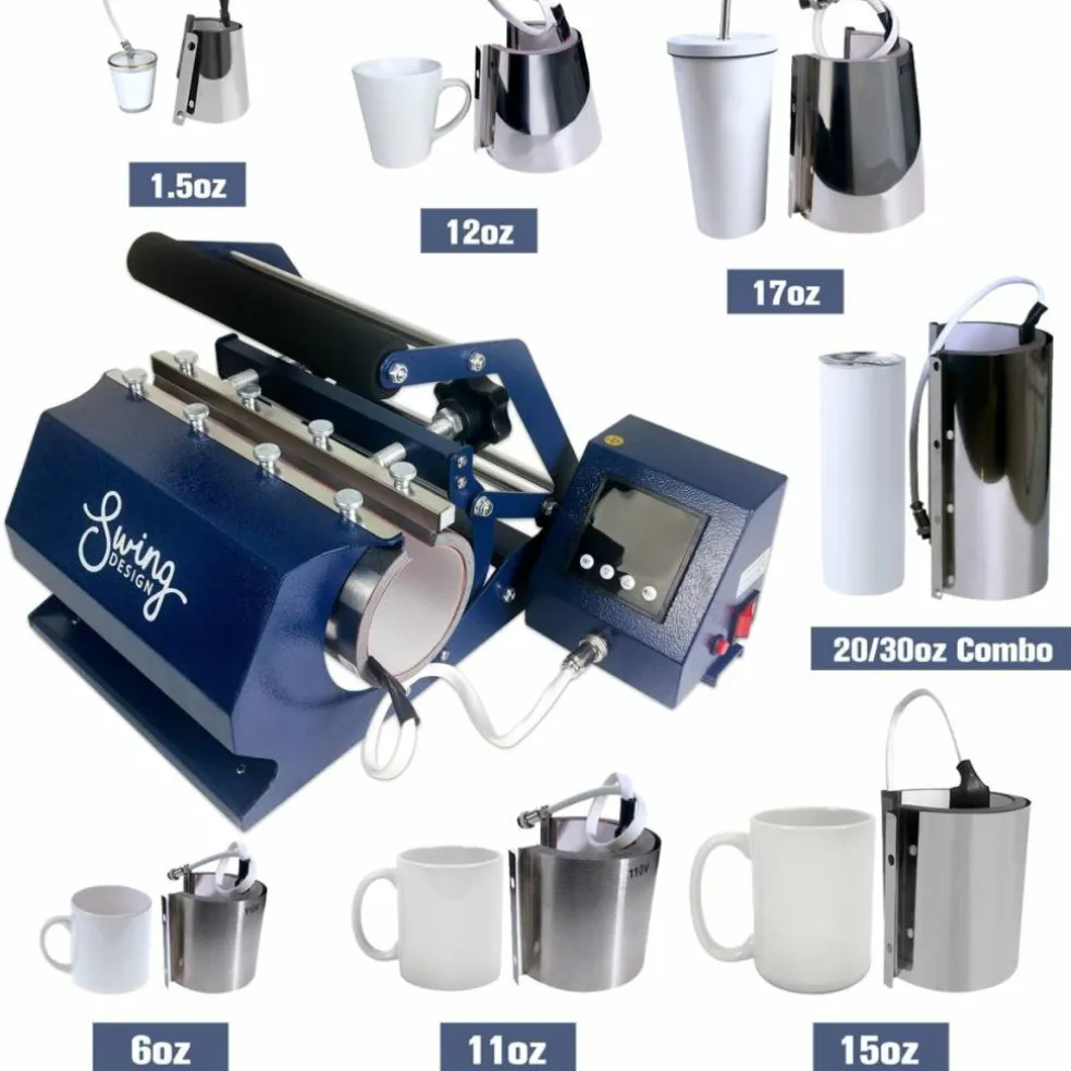 Brother SP-1 Sublimation Printer with 7-in-1 Tumbler Heat Press Bundle