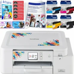 Brother SP-1 Sublimation Printer, Inks, Paper, Blanks, Tape Starter Bundle
