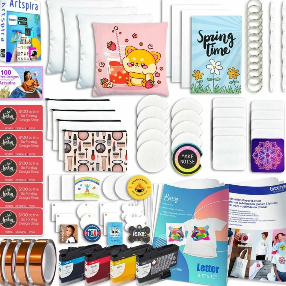 Brother SP-1 Sublimation Printer with ScanNCut Fabric & Vinyl Cutter