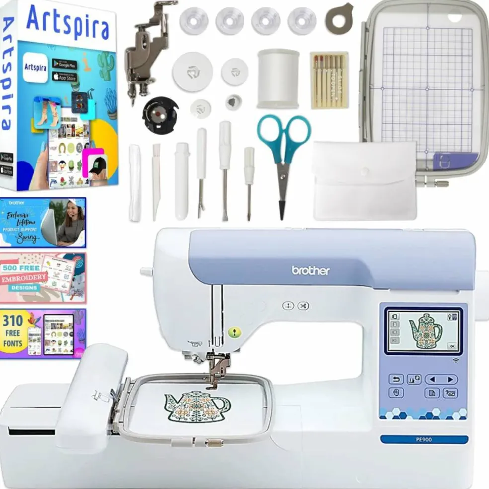 Brother SP-1 Sublimation Printer with PE900 Combo Embroidery Machine