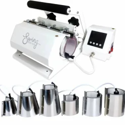 Brother SP-1 Sublimation Printer with 7-in-1 White Tumbler Heat Press Bundle
