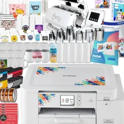 Brother SP-1 Sublimation Printer Starter Bundle with Double Inks