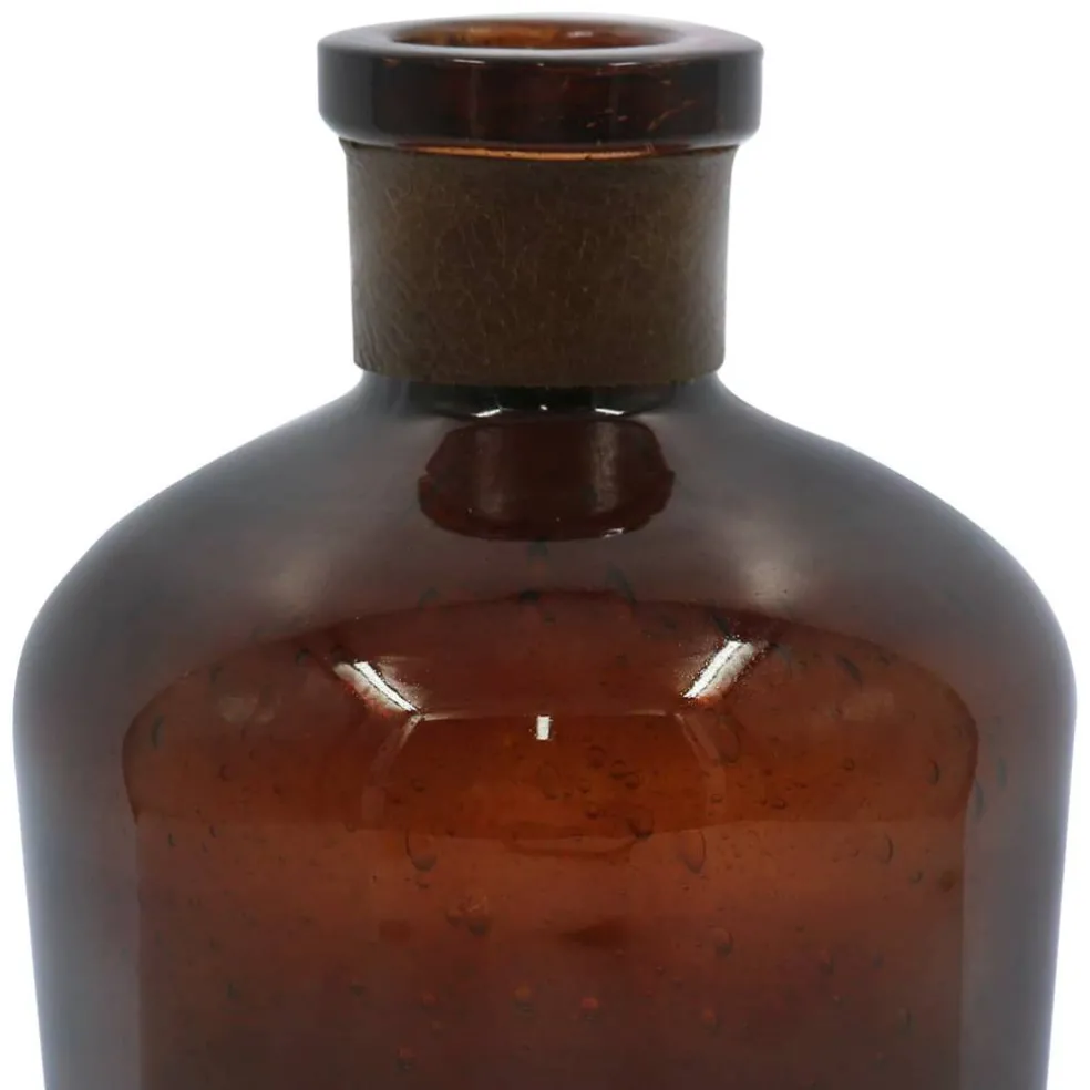7" Brown Glass Bottle Tabletop Décor by Ashland®