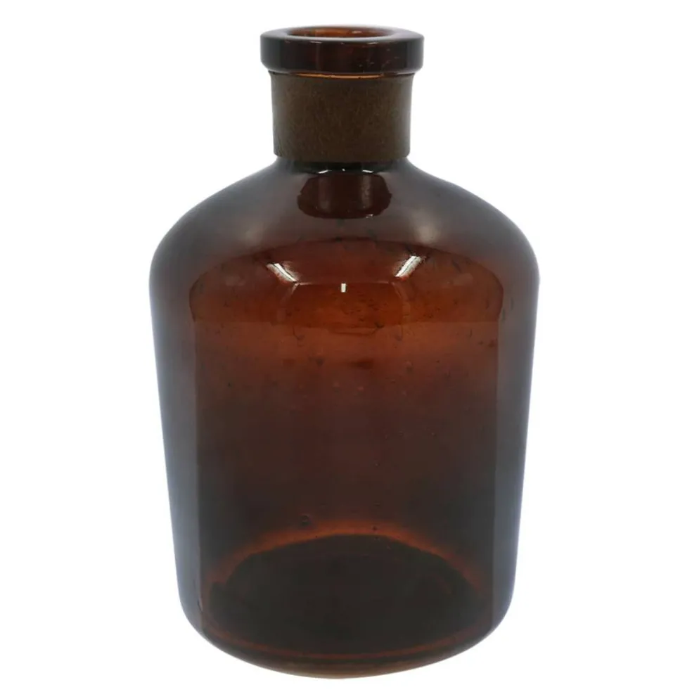 7" Brown Glass Bottle Tabletop Décor by Ashland®