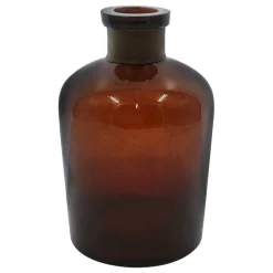 9.5" Brown Glass Bottle Tabletop Décor by Ashland®