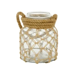 Brown Glass Coastal Lantern, 9