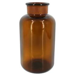 Brown Glass Vase Bottle Tabletop Décor by Ashland®