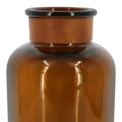 Brown Glass Vase Bottle Tabletop Décor by Ashland®