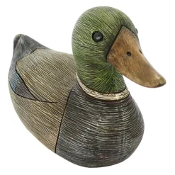 10.75" Brown & Green Duck Tabletop Décor by Ashland®