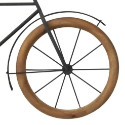 Brown Metal Traditional Bicycle Wall Décor