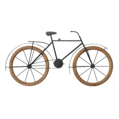 Brown Metal Traditional Bicycle Wall Décor