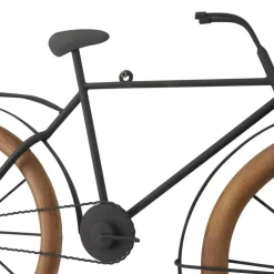 Brown Metal Traditional Bicycle Wall Décor