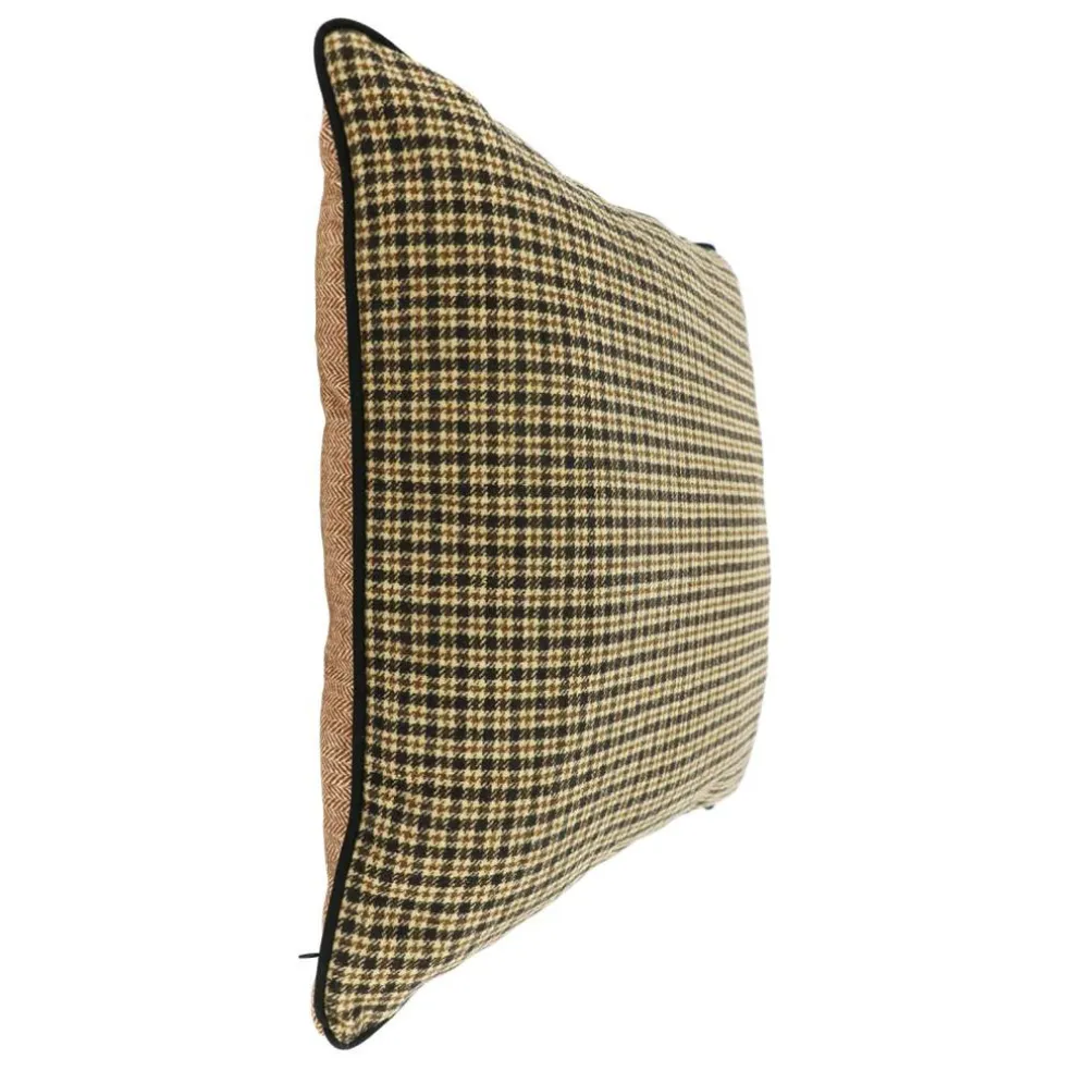 20" Brown Plaid Pillow by Ashland®