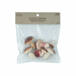 Brown & Red Spotted Mushroom Decorative Components by Ashland®