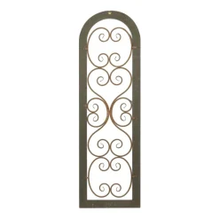 Brown Rustic Ornamental Metal Wall Decor, 48