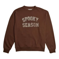 Brown Spooky Season Adult Sweatshirt