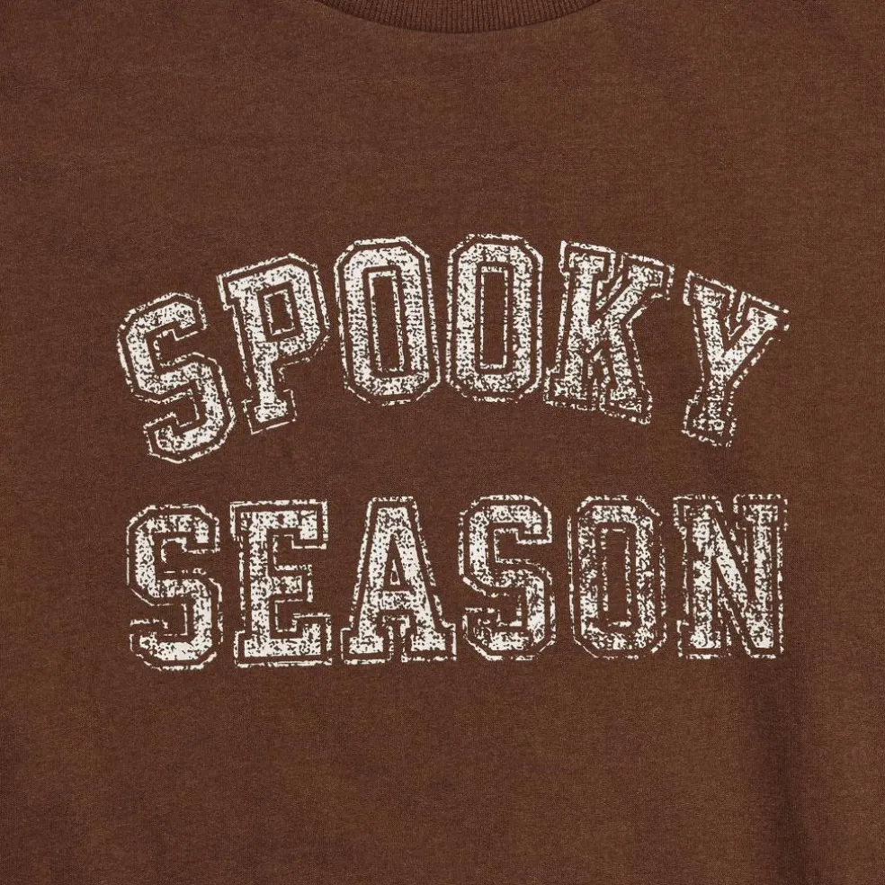 Brown Spooky Season Adult Sweatshirt