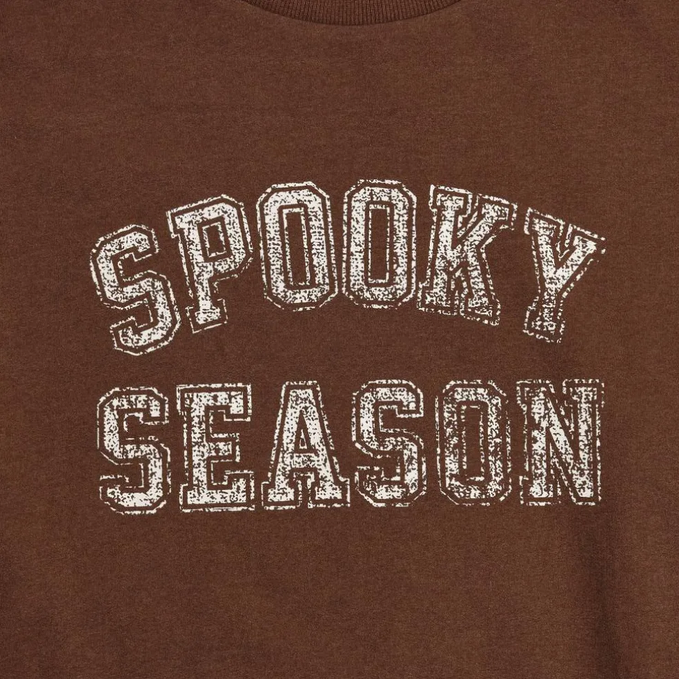 Brown Spooky Season Adult Sweatshirt