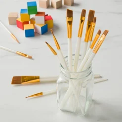 Brown Taklon Super Value Paintbrush Pack By Craft SmartĀ®