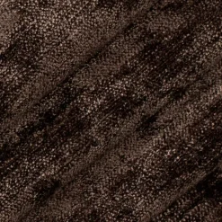 Brown Velvet Fade Resistant Upholstery Fabric by the Yard - SKU: Garland Chocolate