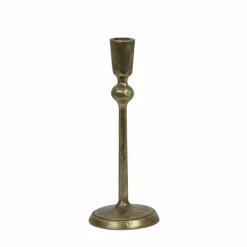 Brushed Gold Taper Candle Holder by Ashland®