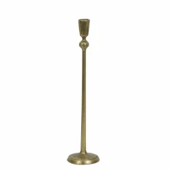 Brushed Gold Taper Candle Holder by Ashland®