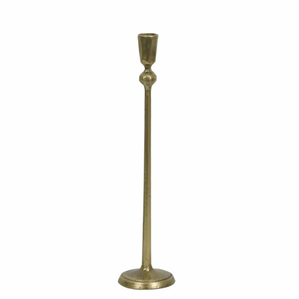 Brushed Gold Taper Candle Holder by Ashland®