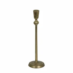 Brushed Gold Taper Candle Holder by Ashland®