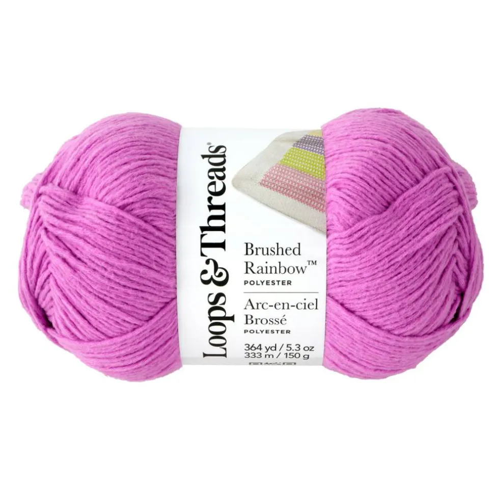 Brushed Rainbow™ Yarn by Loops & Threads®