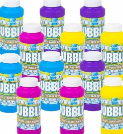 Bubble Wands with Solution 12 Count Party Favor Pack