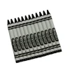 Bulk Crayons, Regular Size, Black, 12 Count