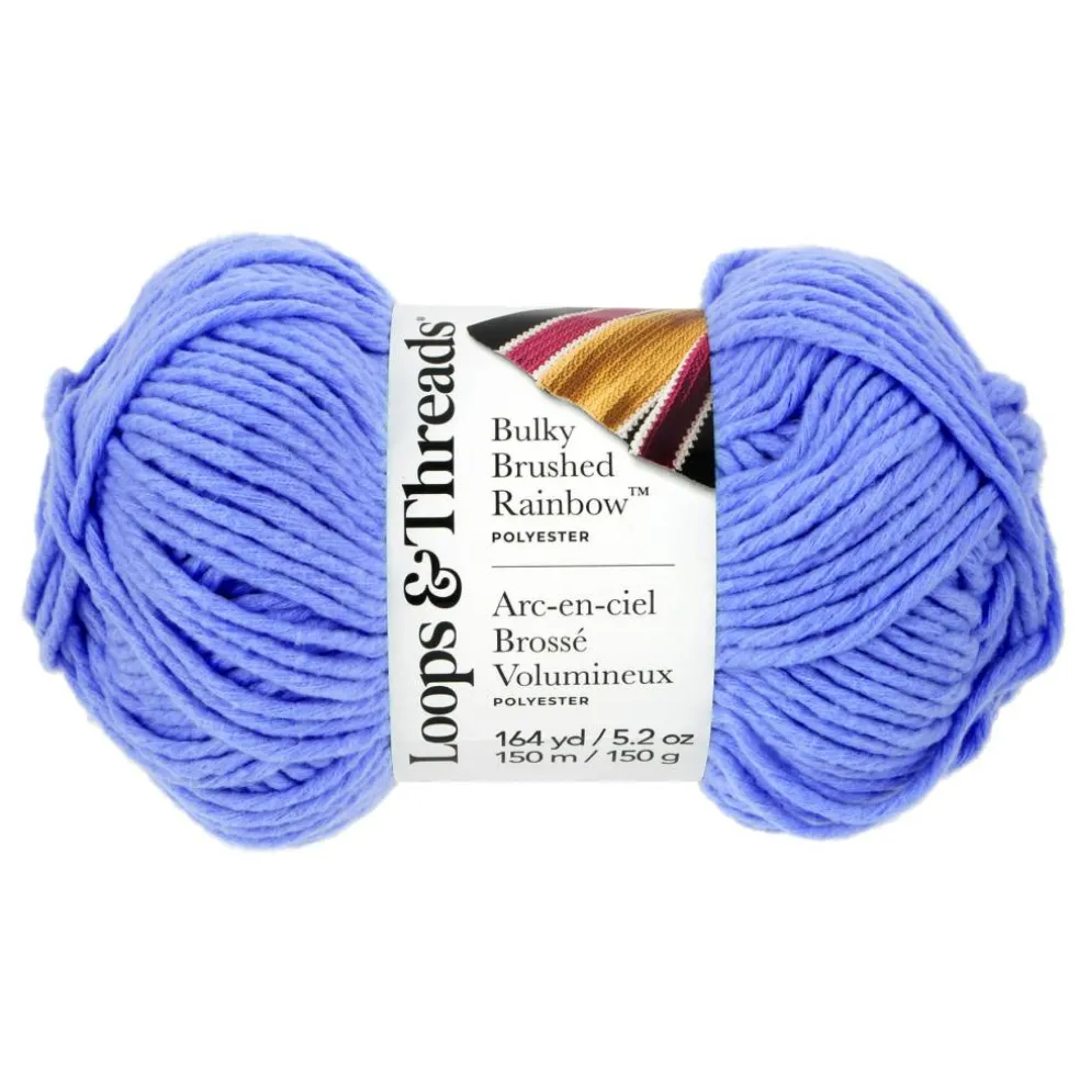 Bulky Brushed Rainbow™ Yarn by Loops & Threads®