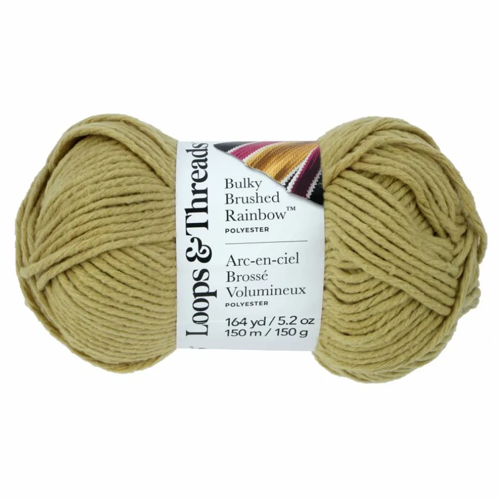 Bulky Brushed Rainbow™ Yarn by Loops & Threads®