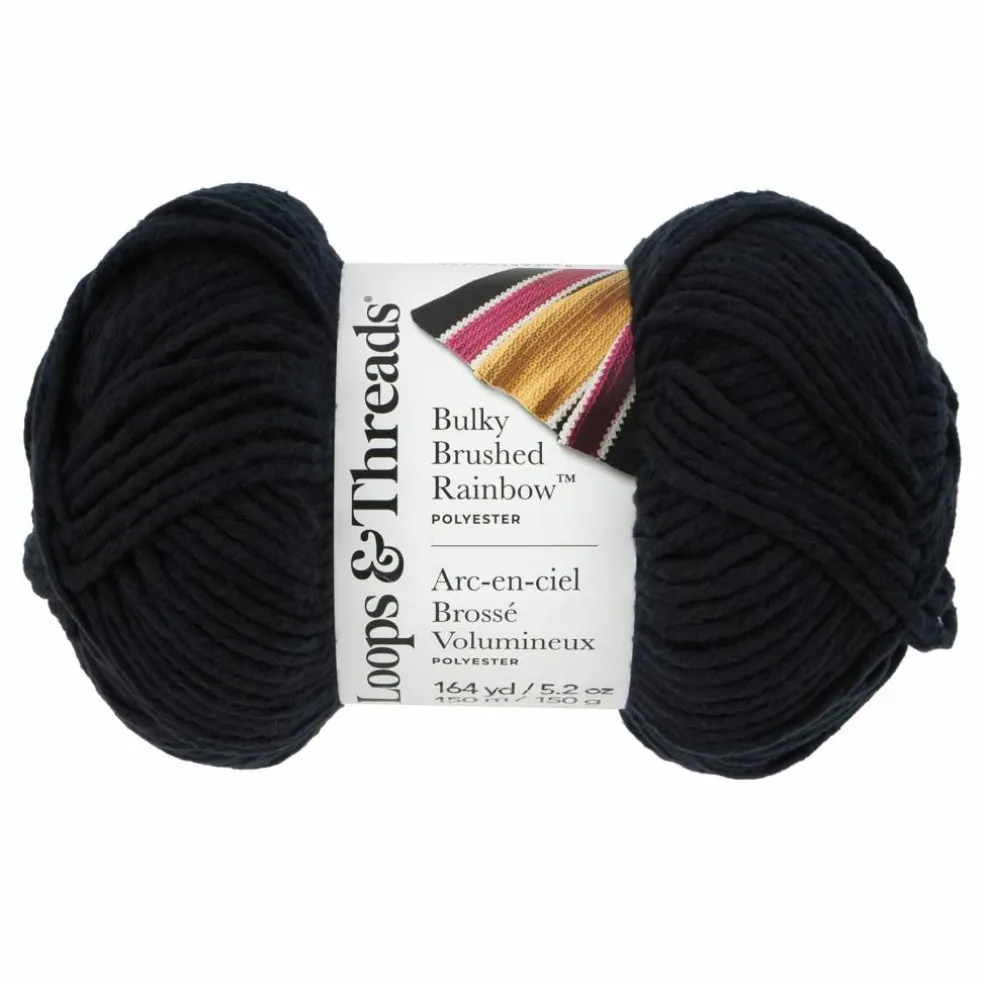 Bulky Brushed Rainbow™ Yarn by Loops & Threads®